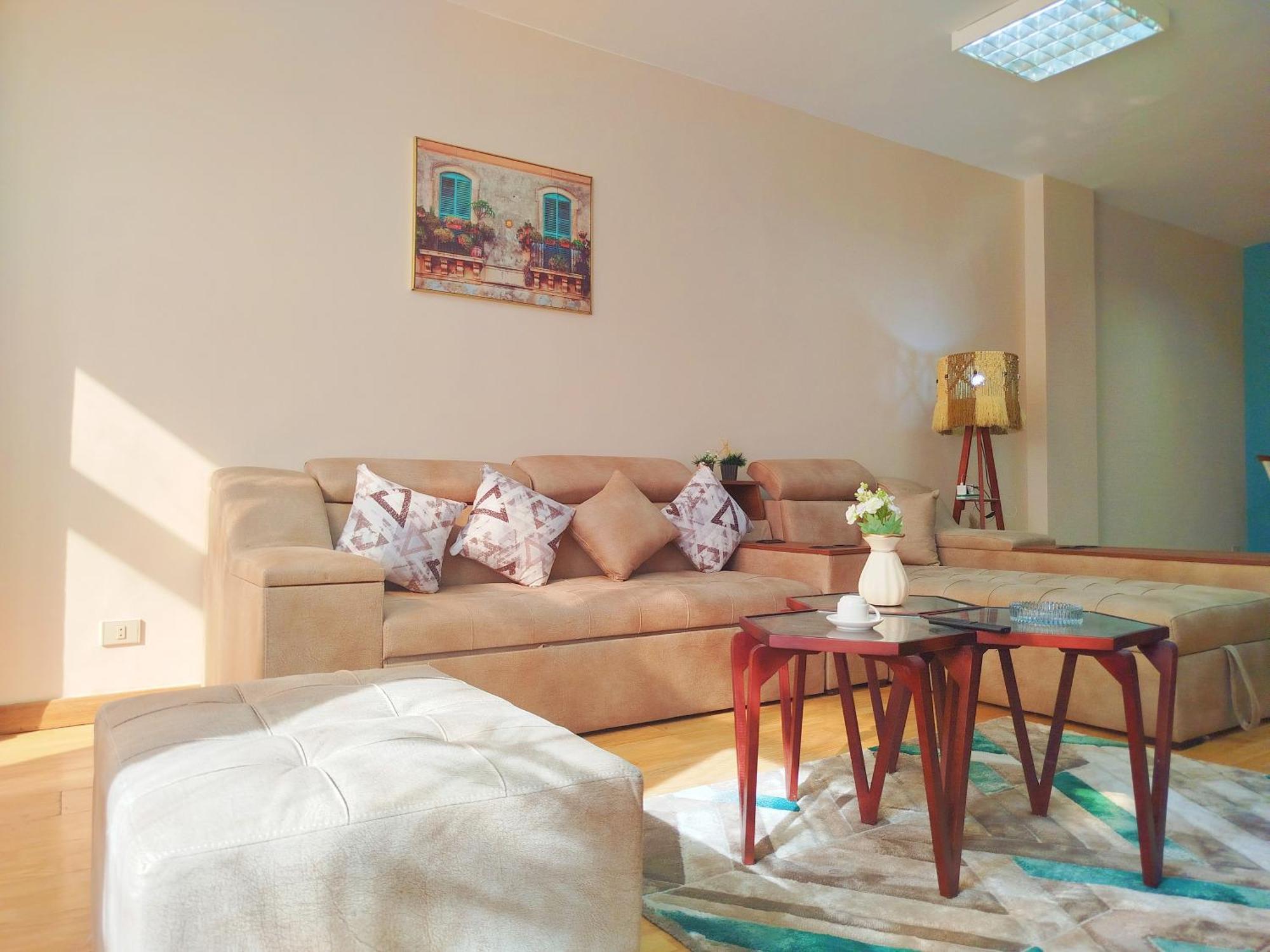 Garden City Apartment In Downtown Kairo Eksteriør billede